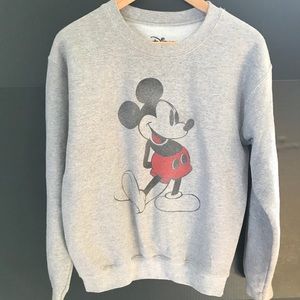 Retro Disney Mickey Mouse Crewneck Sweatshirt S